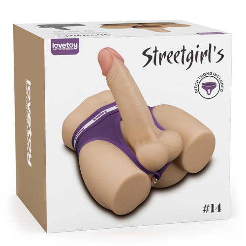 Streetgirls 15 Masturbador com Dildo Articulable