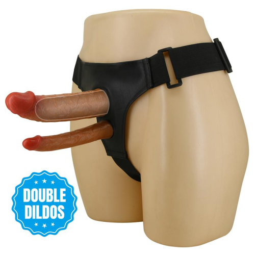 Keaven Arnés com Dildo Duplo oco