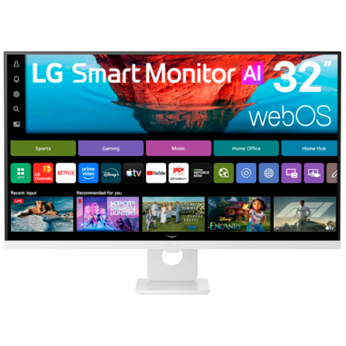 MONITOR LG SMART VA 32"(31.5") 16:9 4K UHD HDMI DP USB-C COLUNAS HAS 32U721SB-W
