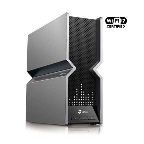 TP-LINK BE19000 Tri Band Wi-Fi 7 Router 1376Mbps at 2.4GHz + 5760Mbps at 5GHz + 11520Mbps at 6GHz 8x Internal Antennas