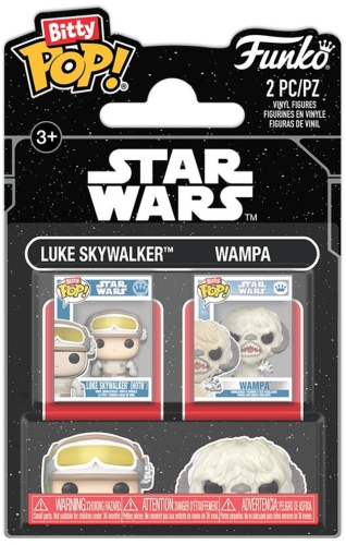 Funko Bitty POP! Star Wars:The Empire Strikes Back (Pack 2):Luke &Wampa