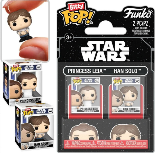 Funko Bitty POP! Star Wars:The Empire Strikes Back (Pack 2):Luke &Han