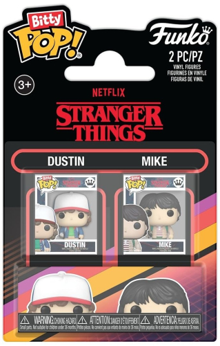 Funko Bitty POP! Stranger Things Série 1 (Pack 2):Dustin &Mike