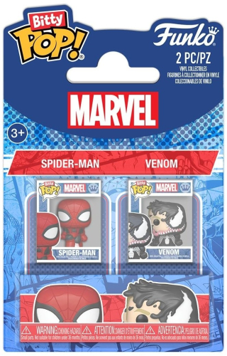 Funko Bitty POP! Spider-Man (Pack 2):Spider-Man &Venom