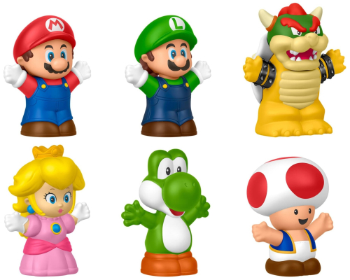 Conjunto de 6 Figuras Nintendo - Mattel