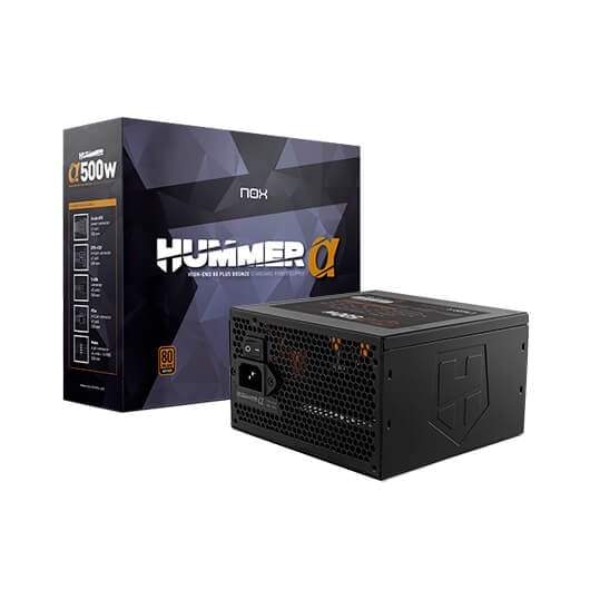 FONTE DE ALIMENTAÇÃO ATX 500W NOX HUMMER ALPHA X500W
