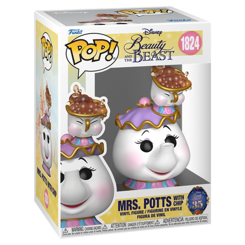 Figura POP Disney Beauty And The Beast Mrs. Potts with Chip
