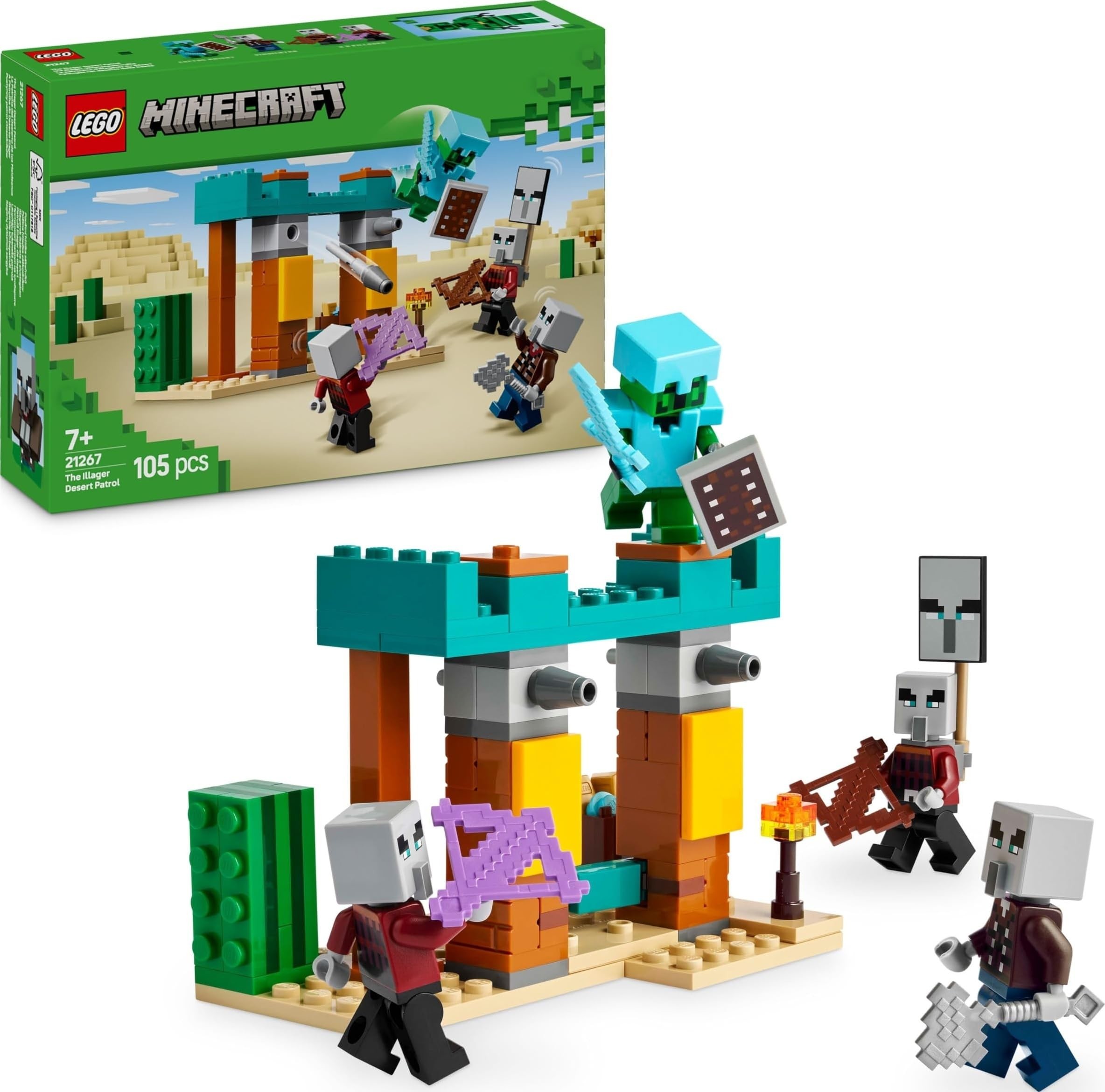 LEGO Minecraft:A Patrulha do Deserto Illager 21267
