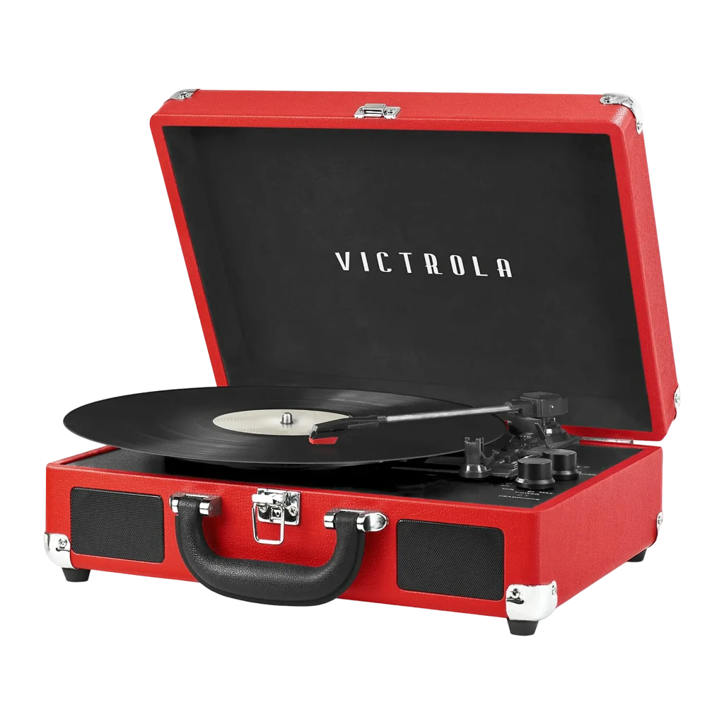 Gira-discos Victrola Journey Suitcase Bluetooth Vermelho