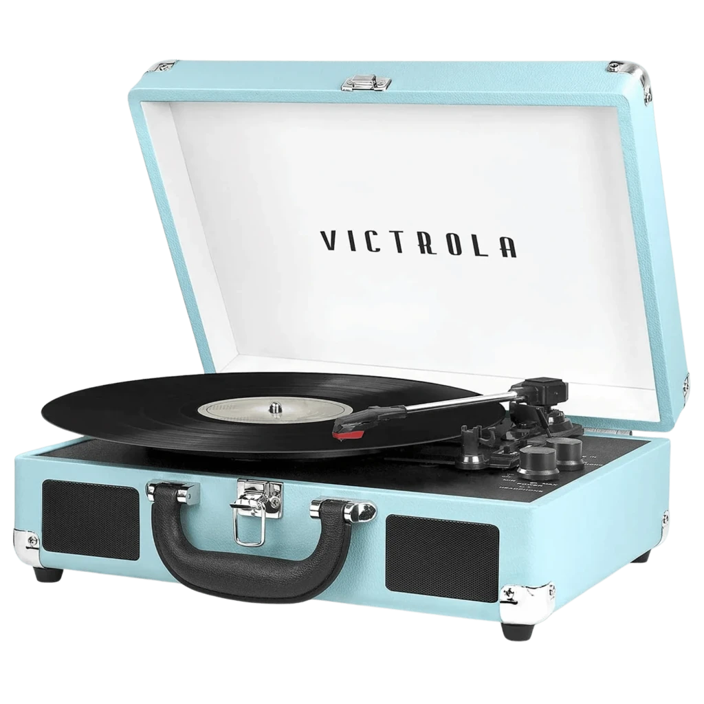 Gira-discos Victrola Journey Suitcase Bluetooth Turquesa
