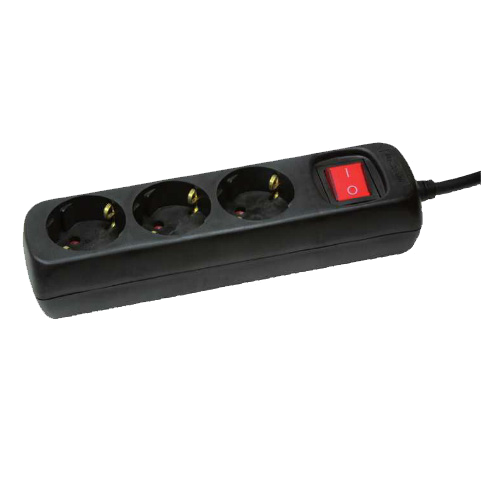 STRIP 3 com um LOGILINK NEGR interruptor 1.4M