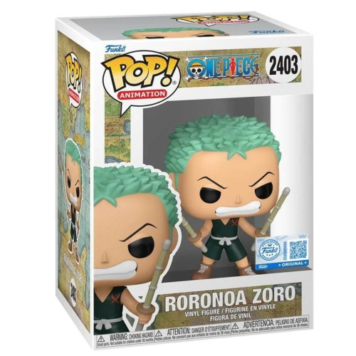 Figura POP One Peça Exclusiva do Zoro