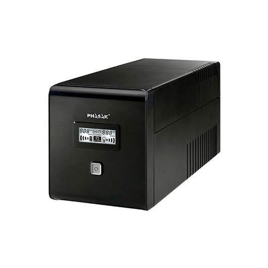 SAI/UPS 1000VA PHASAK DISPLAY LCD AVR 2XSCHUKO PH 9410