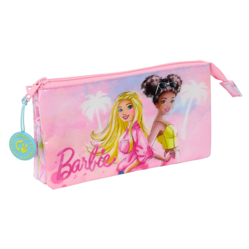 Estojo triplo da Barbie