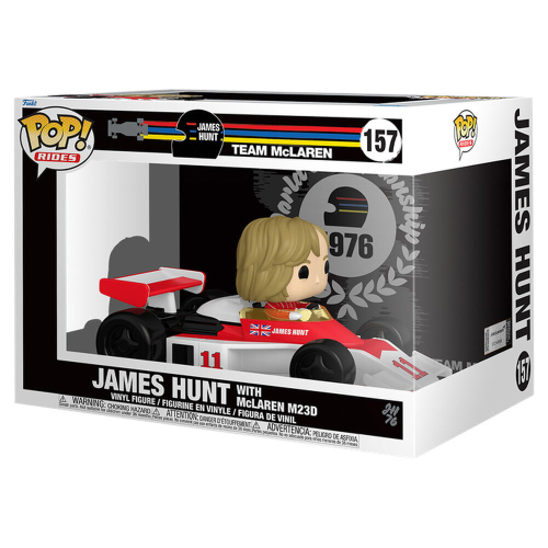 Figura POP Rides Super Deluxe Racing James Hunt with McLaren M23D