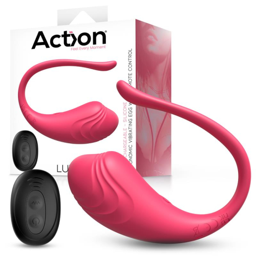 Luvia Ovo Vibrador com Control Remoto USB Rosa