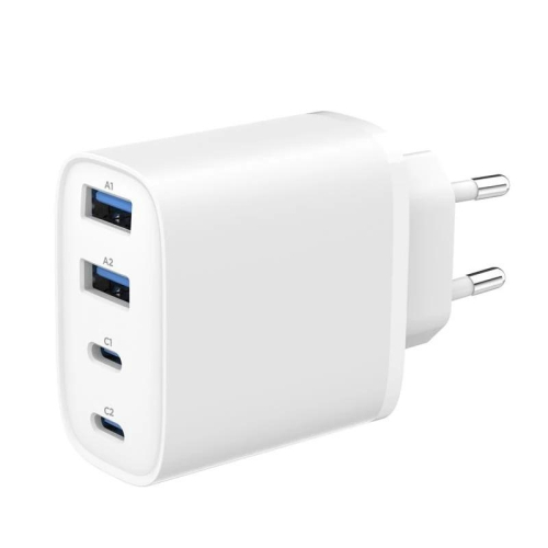 Gembird Carregador rápido USB PD 4 puertos 40 W GaN
