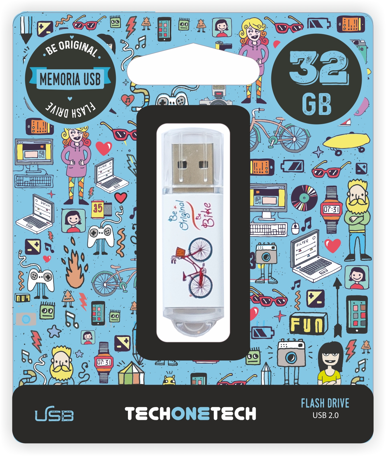 PENDRIVE 32GB TECH ONE TECH BE BIKE