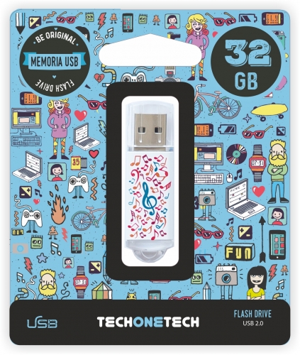 PENDRIVE 32GB Tech One Tech DREAM MUSIC