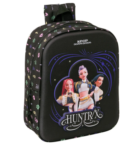 Mochila 3D LEDS Sound Kpop Demon Hunters 27cm