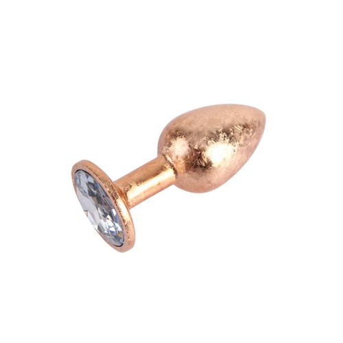 Nebula Gold Gem Plug Anal com Jóia na Base Tamanho S