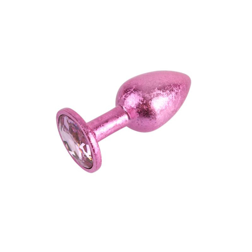 Nebula Pink Gem Plug Anal com Jóia na Base Tamanho S