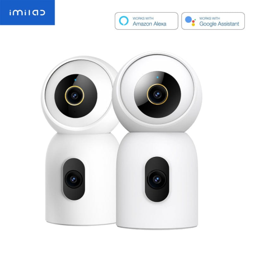 IMILAB C30 DUAL HOME SECURITY CAMERA NIGHT VISION 360 3K+3K WHITE