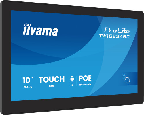 Painel PC IIYAMA 10,1"Android 13 com Ecrã Tátil 10 Pontos 4 GB 32 GB IPS PoE Wi-Fi Bluetooth