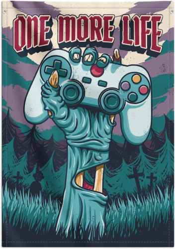 Poster de Tecido / Wall Scroll (70x100cm) - Gameration One More Life