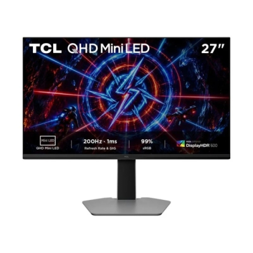 TCL 27P2A Monitor 27"MiniLED - 2K QHD - IPS HDR600 - 200Hz - Freesync Premium