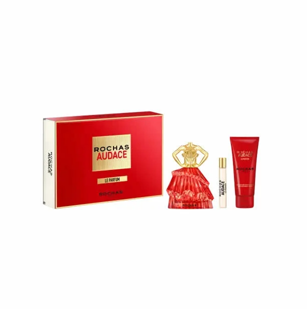 Rochas Audace Le Parfum Spray 90ml Coffret