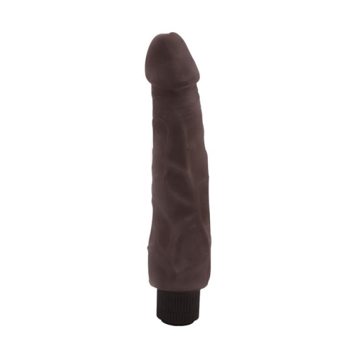 Greedy Guy Vibrador Realista Marrón 24 cm