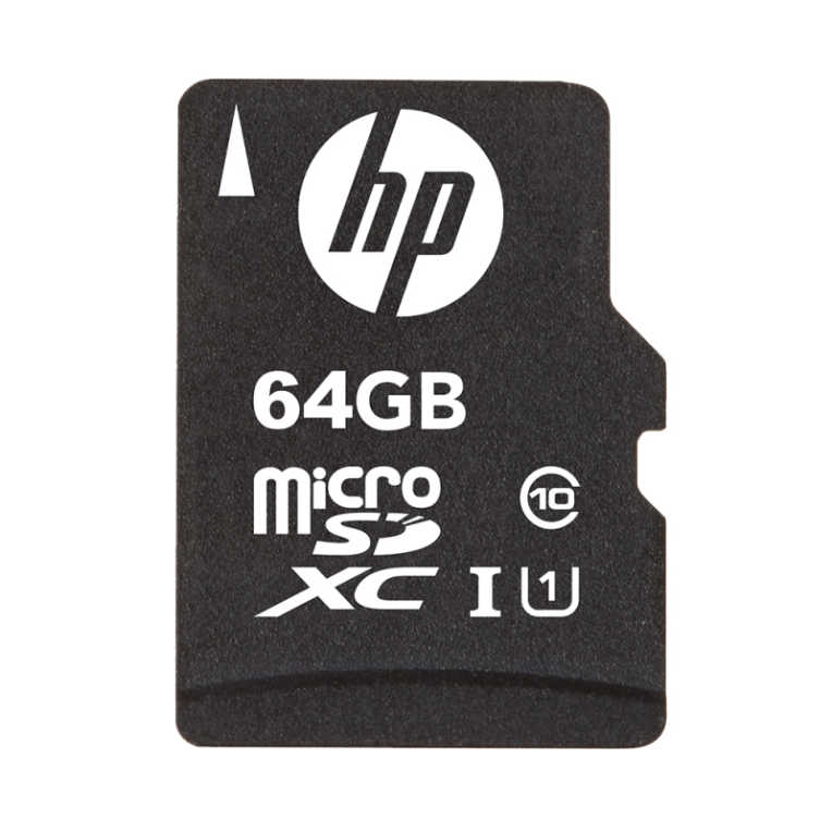 MICRO SD 64GB HP CL10 U1 PRETO ADAPTADOR SD