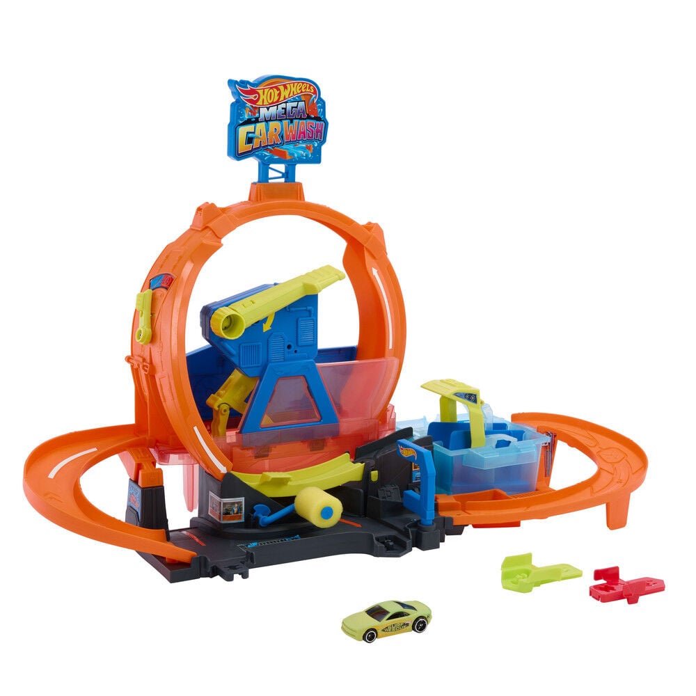 Pista Lavagem de Carros Hot Wheels