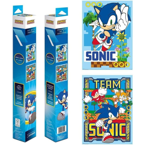 Set 2 posters Sonic The Hedgehog