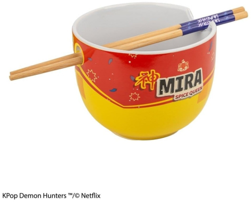 Taça de Ramen com Pauzinhos KPop Demon Hunters:Mira Spice Queen - Cinereplicas