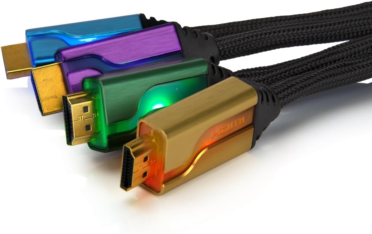 Cabo HDMI Quádruplo - PDP Afterglow (1,8m)