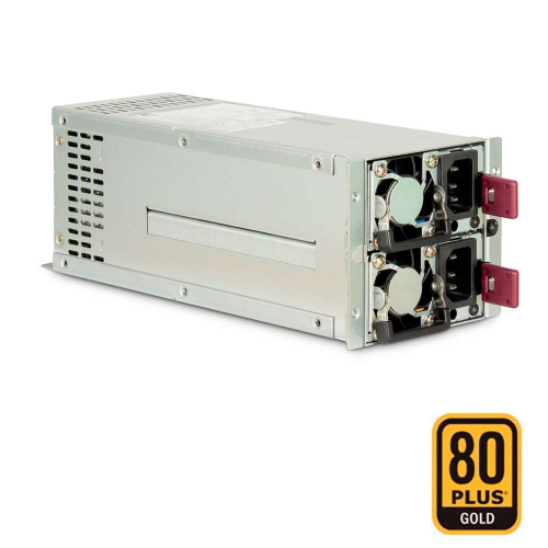 Fonte Redundante ASPOWER 2U 550W 80Plus Gold