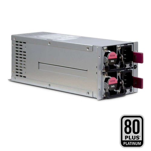 Fonte Redundante ASPOWER 2U 800W 80Plus Platinum