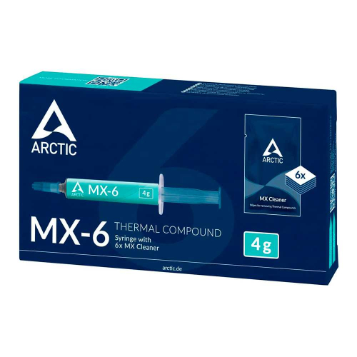 Arctic MX-6 Thermal Compound 4gr + 6 MX Cleaner