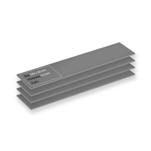Arctic Thermal pad TP-4 120x20mm,t:0.5mm,pack de 4pcs