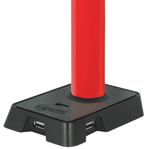 Braço para 1 monitor Arctic Z-1 Rojo con Hub USB 4 puertos