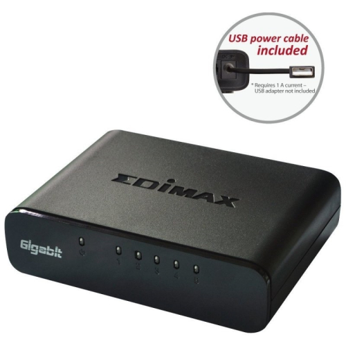 HUB SWITCH 5 PTOS 10 | 100 | 1000 EDIMAX ES-5500G V3