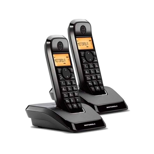 TELEFONE S/FIOS DECT DIGITAL MOTOROLA S1202 DUO