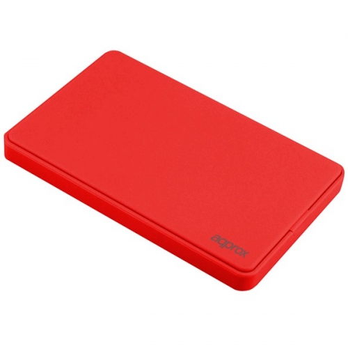CAIXA DISCO EXTERNO 2.5 USB 3.0 SATA APPROX ROJO