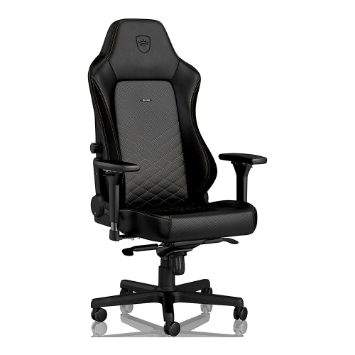 Noblechairs Hero Couro PU Preto/Dourado