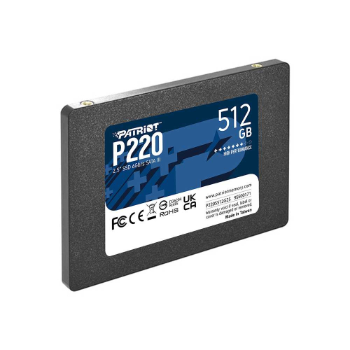 SSD 512GB Patriot P220 2.5 SATA3
