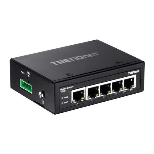 Trendnet TI-G50. Switch DIN-RAIL Gigabit 5 Portas