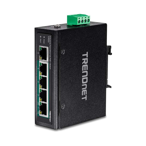 Trendnet TI-PE50. Switch DIN-Rail PoE 5 Portas