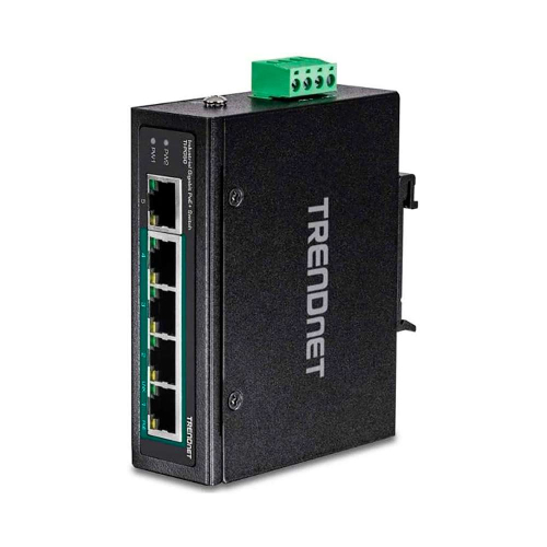Trendnet TI-PG50. Switch DIN-RAIL PoE 5 Portas